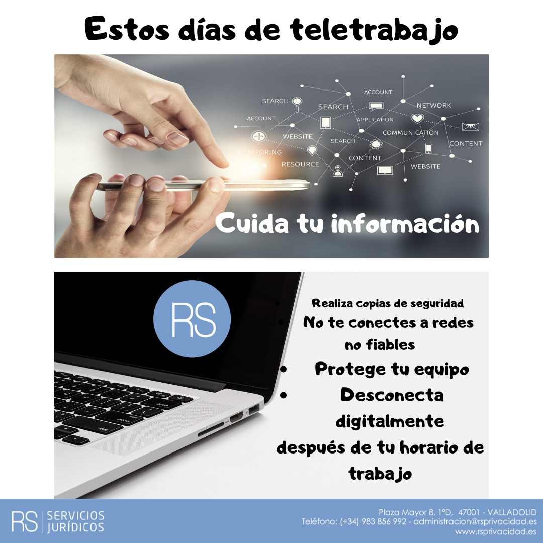 Desconexión digital y medidas de seguridad para trabajar desde casa
