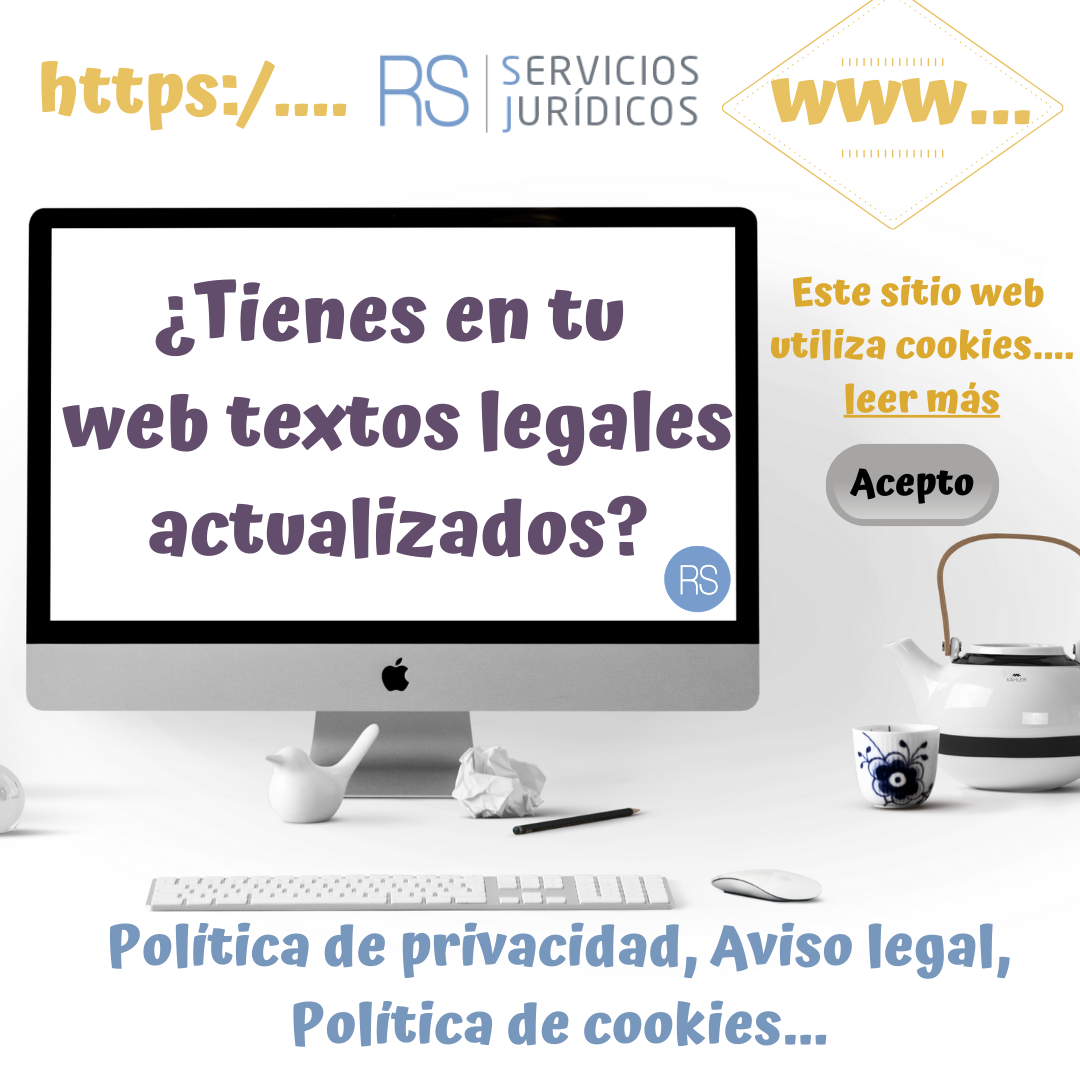 CUADRO RESUMEN DE LOS TEXTOS LEGALES QUE TIENE QUE TENER UNA WEB